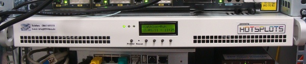 Foto der Hotspot-Appliance im Einsatz